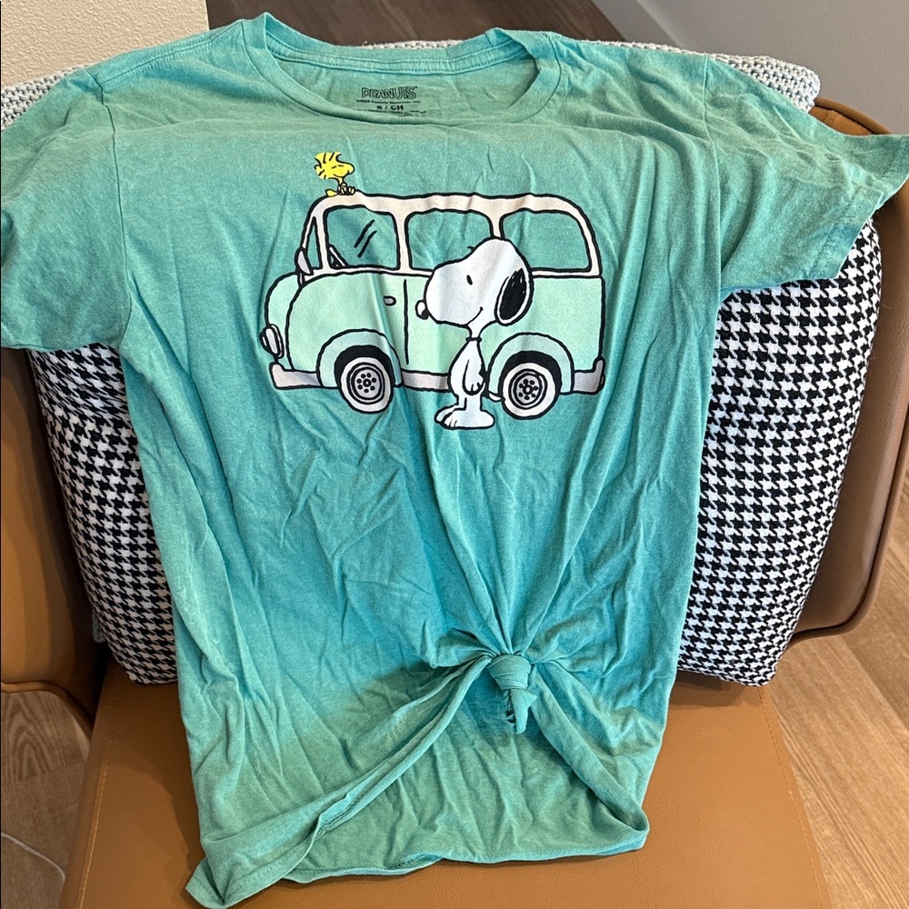 Peanuts Mint Green Tee